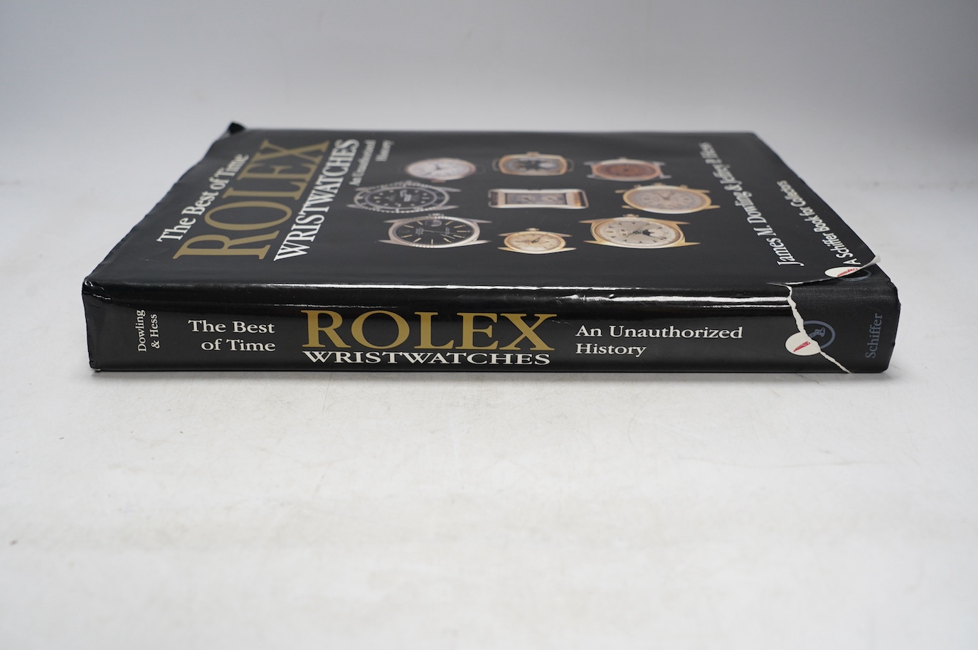 The Best of Time Rolex Wrist Watches. An Unauthorised History by Dowling & Hess, hardback with jacket, jacket torn. Condition - fair to good